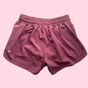 Lululemon Hotty Hot Short II So Merlot Maroon W7AGTT 6 Tall